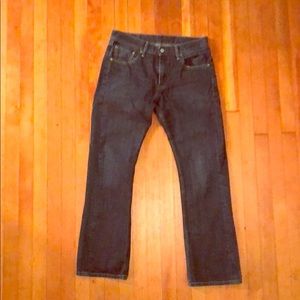 Levi’s 527 W32 L32 boot cut dark denim